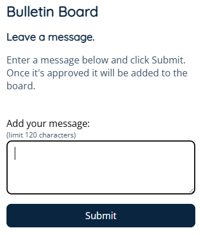 App - Bulletin Board - Drawer