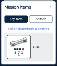 App - Escape Room - Inventory Unblurred