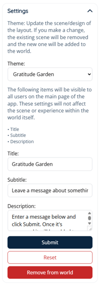 App - Gratitude Garden - Side Drawer Admin 3
