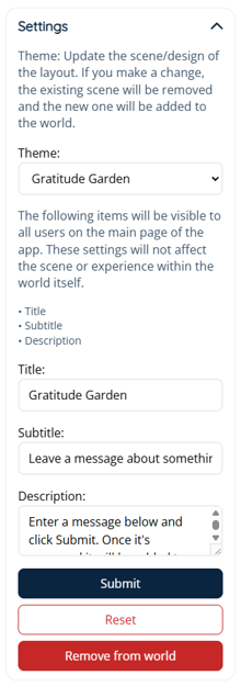 App - Gratitude Garden - Side Drawer Admin 3