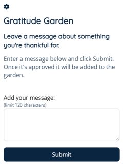 App - Gratitude Garden - Side Drawer Admin