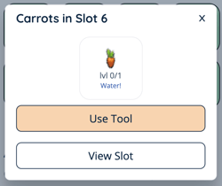 App - Grow Together - Other Users Garden - Use Tool