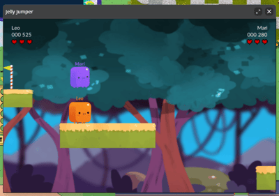 App - Jelly Jumper - Two Players Gameplay