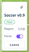 App - Multiplayer Soccer - Focus