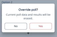 App - Poll - Admin - Override