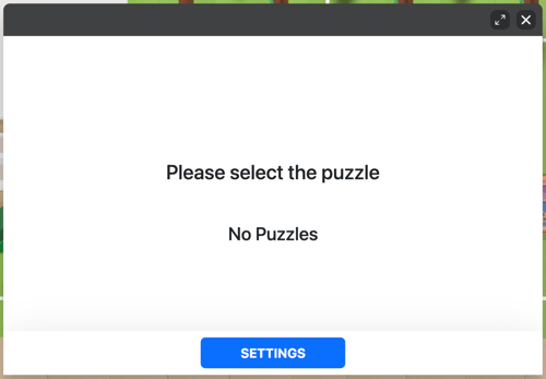 App - Puzzle - Settings