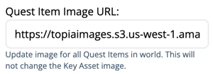 App - Quest - Item Image URL