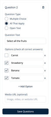 App - Quiz Race - Settings - All That Apply
