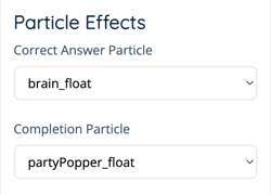 App - Quiz Race - Settings - Particle Effects