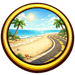 App - Race - Badge - Beach