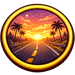 App - Race - Badge - Sunset