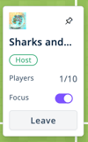 App - Sharks & Minnows - Focus