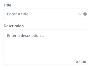Asset Selection Menu - Configuration - Links - Link Type - Add Text Information