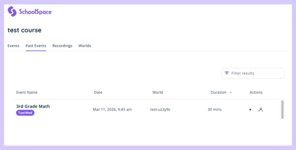 Canvas - Past Events
