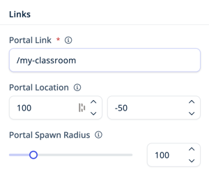 Configuration - Portal - Link Information
