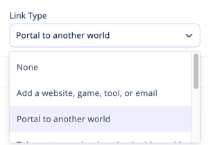 Configuration - Portal - Link Type