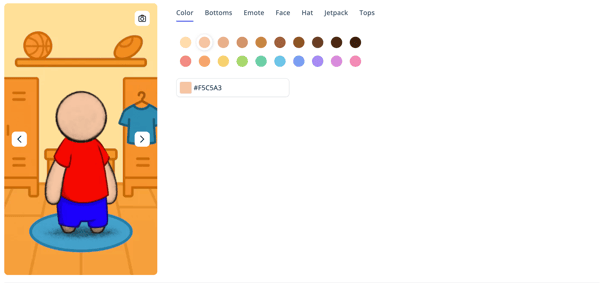Custom Avatar - Skin Tone