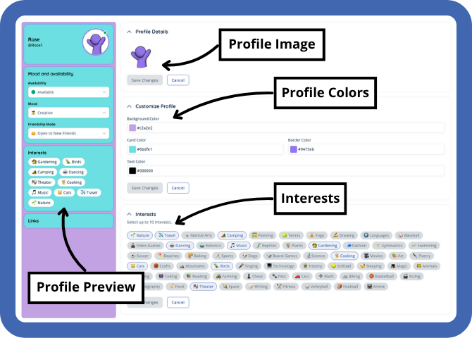 Dashboard - Editor Explained - Frame