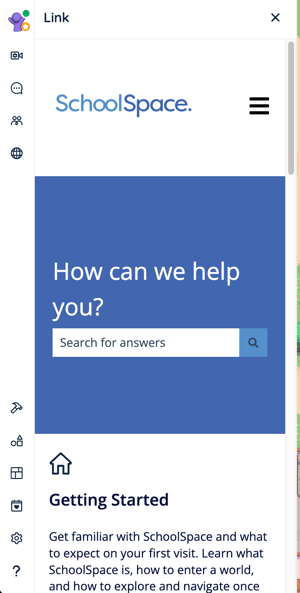 Drawer Iframe Example