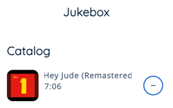 Jukebox - Catalog - Remove Song - Admin