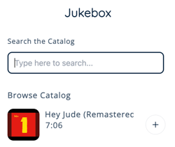 Jukebox - Catalog - Search - Student