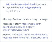Message Reports