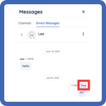 Messages - Direct Msg My Name - Highlight - Frame