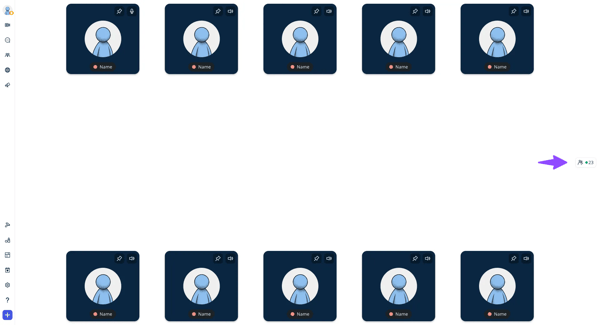 New Users Drawer Action Button