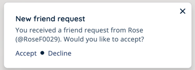 Notification - New Friend Request