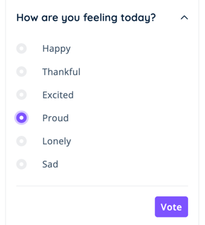 Polls - Live - Results Hidden - Vote - Student