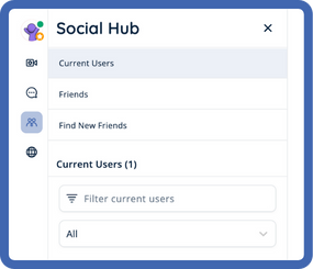 Sidebar - Social Hub Drawer - Frame
