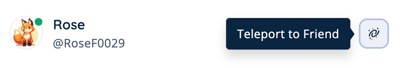Social Hub - Friends - Teleport