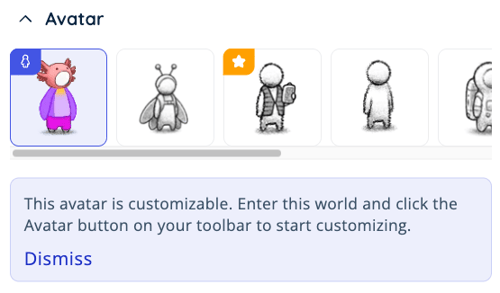 Spine Custom Avatar - Enter World