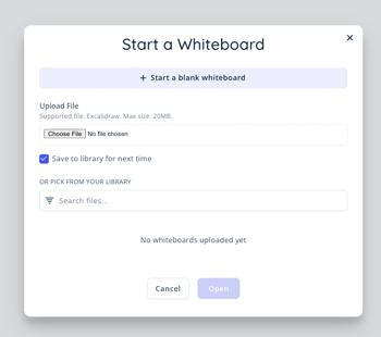 Start a Whiteboard