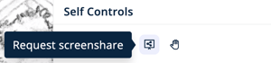 Users Menu - Self Controls - Request Screenshare