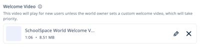 Welcome Video - Remove or Replace Existing Video
