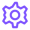 settings icon purple